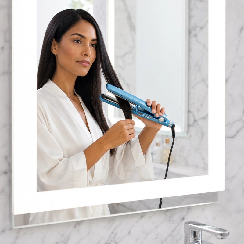 PLANCHA ALISADORA 32MM TITANIUM DIGITAL BIVOLTAJE BABYLISS - 4
