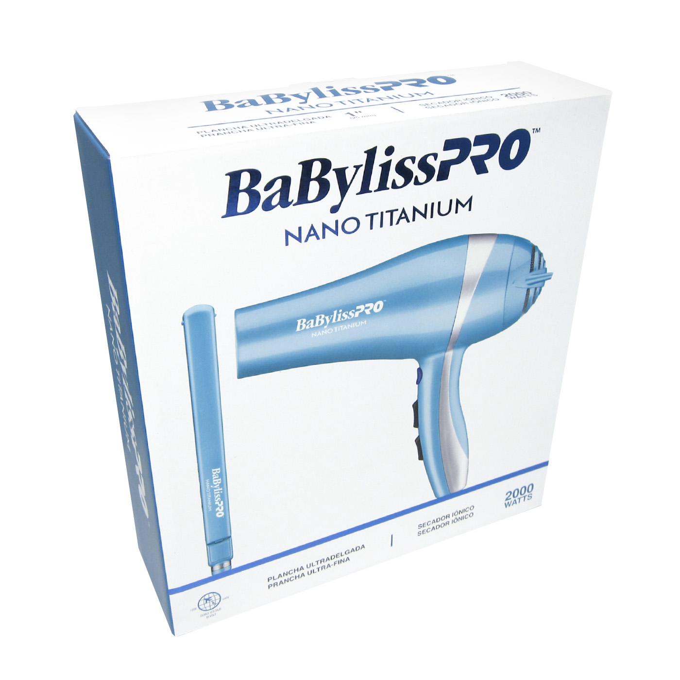 KIT PLANCHA 25MM Y SECADOR 1850W CELESTE BABYLISSPRO - 2