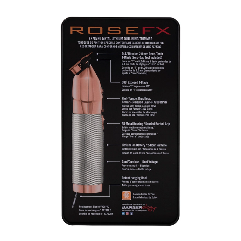 DESVELLADORA BABYLISS T-BLADE PRO ROSE GOLD - 9