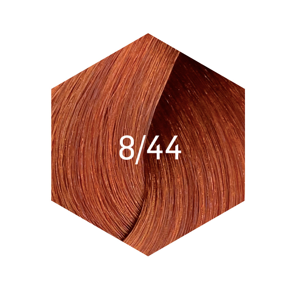 TINTURA PERMANENTE 60ML 8/44 RUBIO CLARO COBRIZO COBRIZO - 2