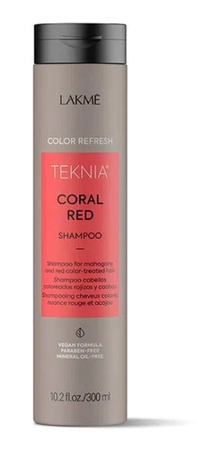 SHAMPOO LAKME TEKNIA COLOR REFRESH CORAL RED 300ML - 1