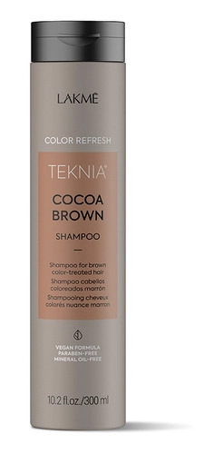 SHAMPOO LAKME TEKNIA COLOR REFRESH COCOA BROWN 300ML - 1