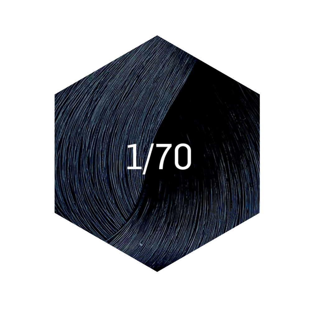 TINTURA PERMANENTE 60ML 1/70 NEGRO AZULADO - 2