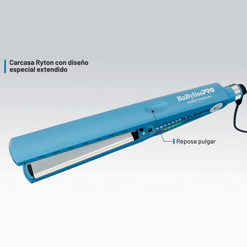 ALISADOR DE CABELLO BABYLISS PLANCHA NANO TITANIUM PRO BNT9091TXLUZ XL - 4