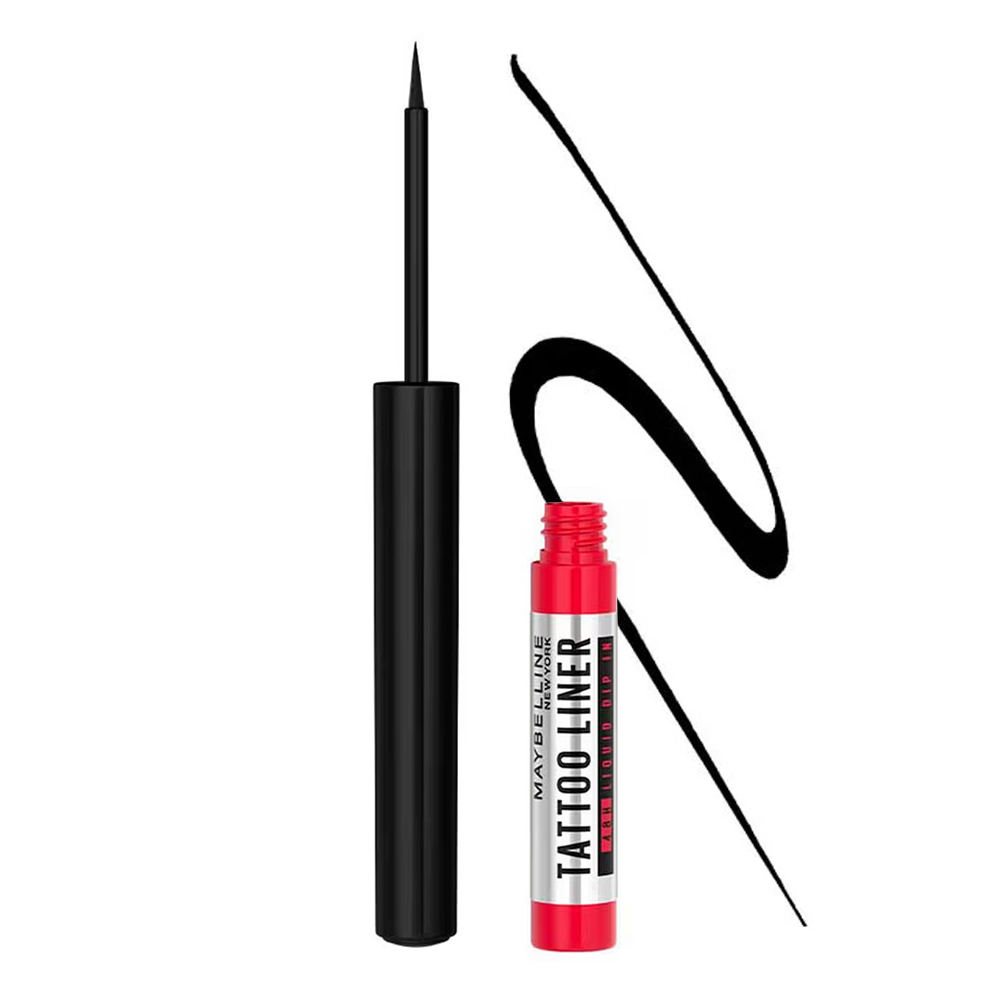 DELINEADOR DE OJOS LIQUIDO MAYBELLINE TATTOO STUDIO LIQUID DIP-IN LINER BLACK - 1