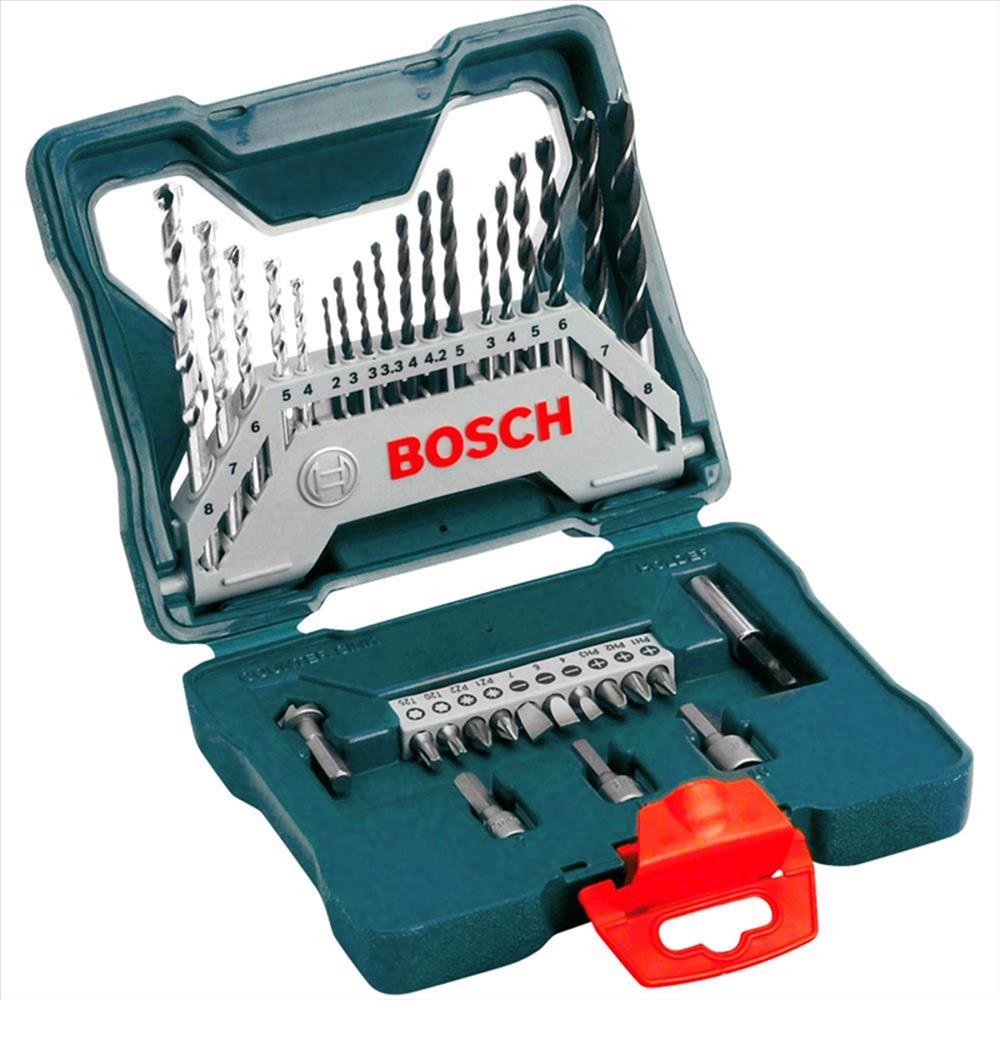 SET BROCAS LLAVES PUNTAS BOSCH 33 PCS + MALETA - 1