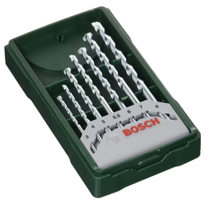 SET BROCAS BOSCH CYL-1 CONCRETO HORMIGÓN LADRILLO - 1