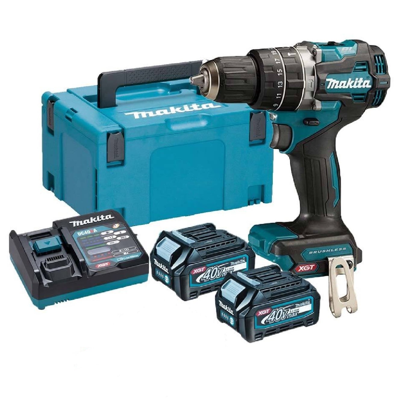 TALADRO PERCUTOR INALÁMBRICO 40V XGT // HP002GA201 - 1