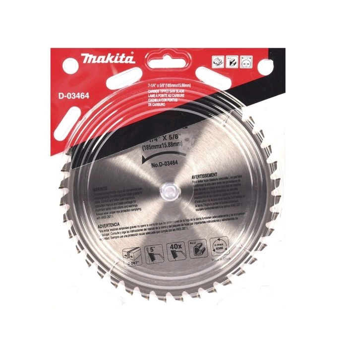 DISCO MAKITA SIERRA 185 X 15.88 MM 40 DIENTES.D-03464 - 1