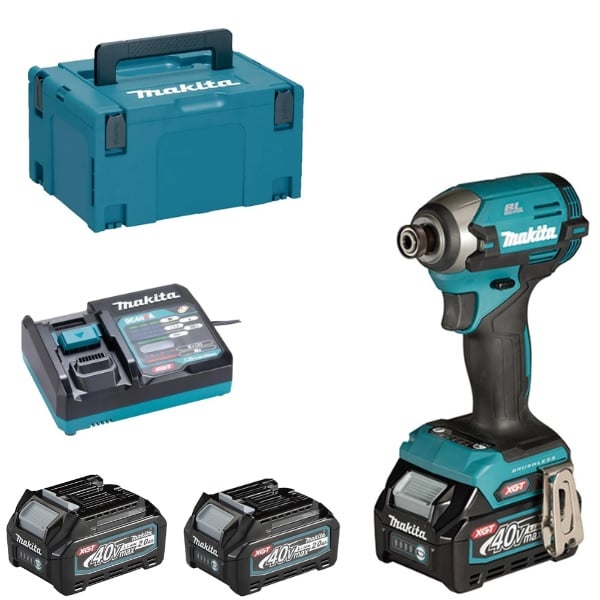 ATORNILLADOR IMPACTO MAKITA 40V 210 NM BRUSHLESS TD003GA201 - 1