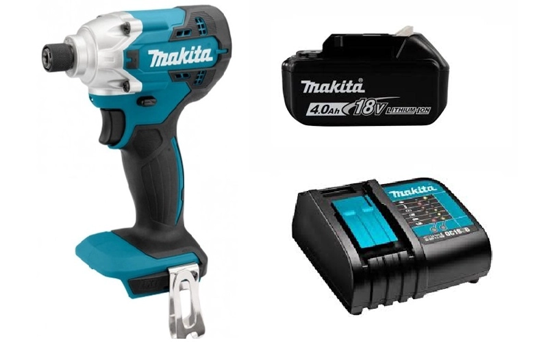 ATORNILLADOR DE IMPACTO 18V LXT 155 NM MAKITA DTD156VH4 + BAT 4 AH Y CARGADOR - 1