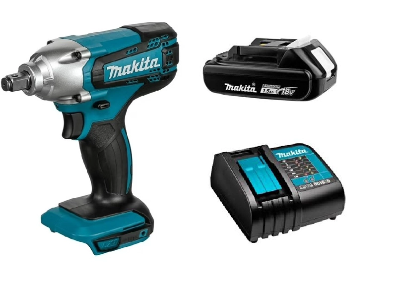 PISTOLA LLAVE IMPACTO 18V INALAMBRICA 190 NM MAKITA DTW190VH15 (1.5 AH) - 1