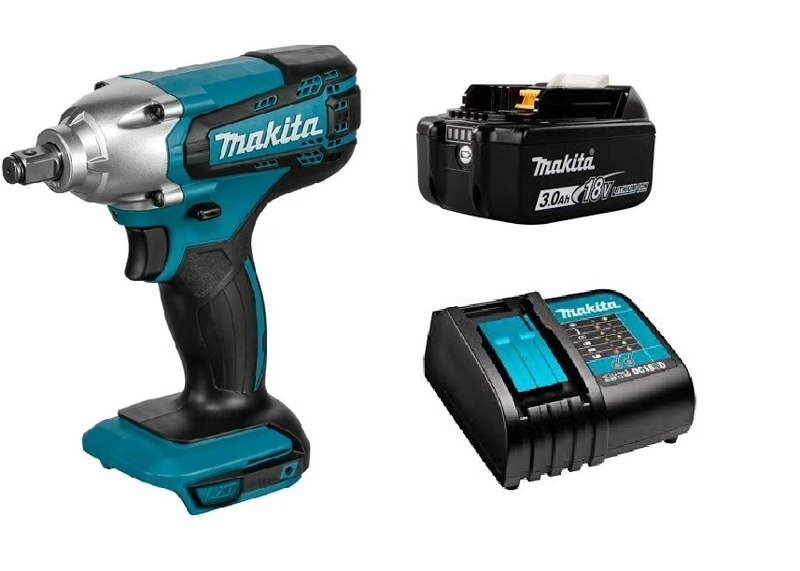 PISTOLA LLAVE IMPACTO 18V INALAMBRICA 190 NM MAKITA DTW190VH3 (3AH) - 1
