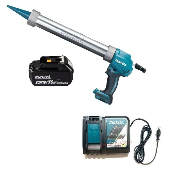 PISTOLA CALAFATERA 18 VOLTS 600ML SILICONA MAKITA DCG180 (6AH) - 1