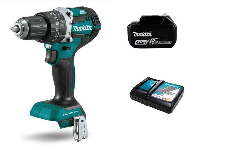 TALADRO ATORNILLADOR 18V BRUSHLESS 50 NM MAKITA DDF485 (4 AH) - 1