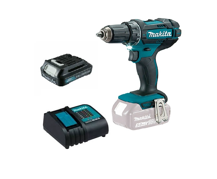 TALADRO ATORNILLADOR 18V INALAMBRICO 62 NM MAKITA DDF482 (1,5 AH) - 1