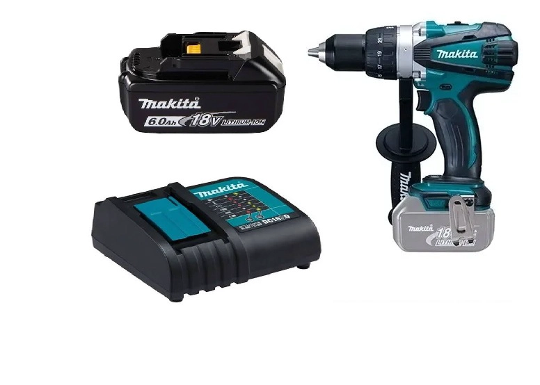TALADRO ATORNILLADOR 91 NM INALAMBRICO 18V MAKITA DDF458 (6 AH) DDF458VH6 - 1