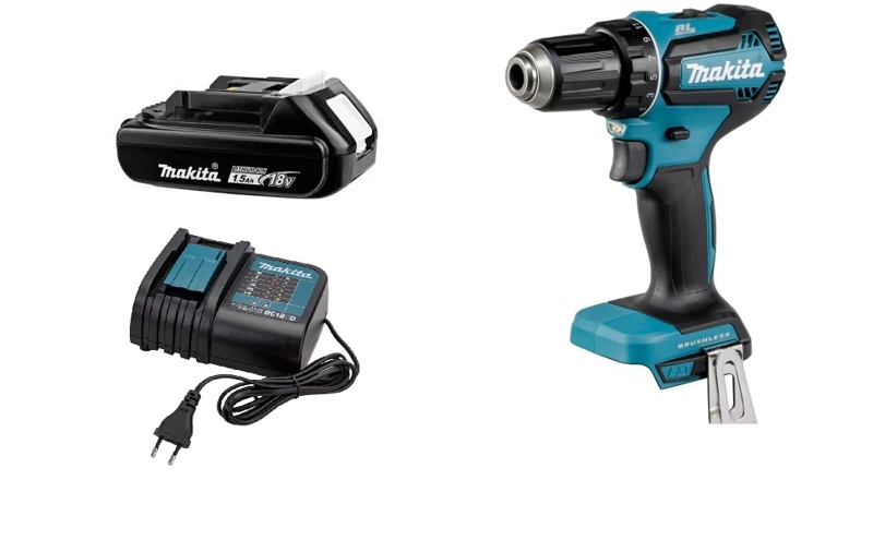 TALADRO ATORNILLADOR 18V BRUSHLESS 40 NM MAKITA DDF483 (1,5 AH); DDF482VH15 - 1