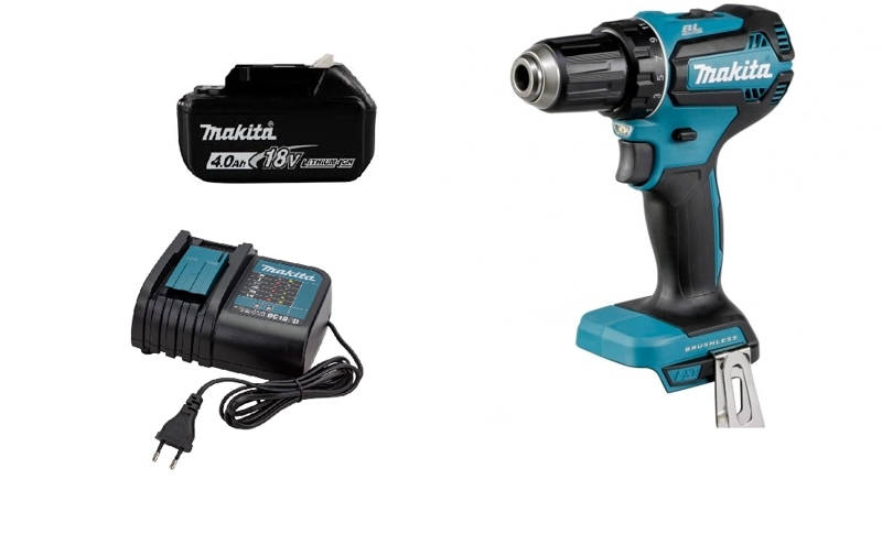 TALADRO ATORNILLADOR 18V BRUSHLESS 40 NM MAKITA DDF483 (4 AH); DDF483VH4 - 1