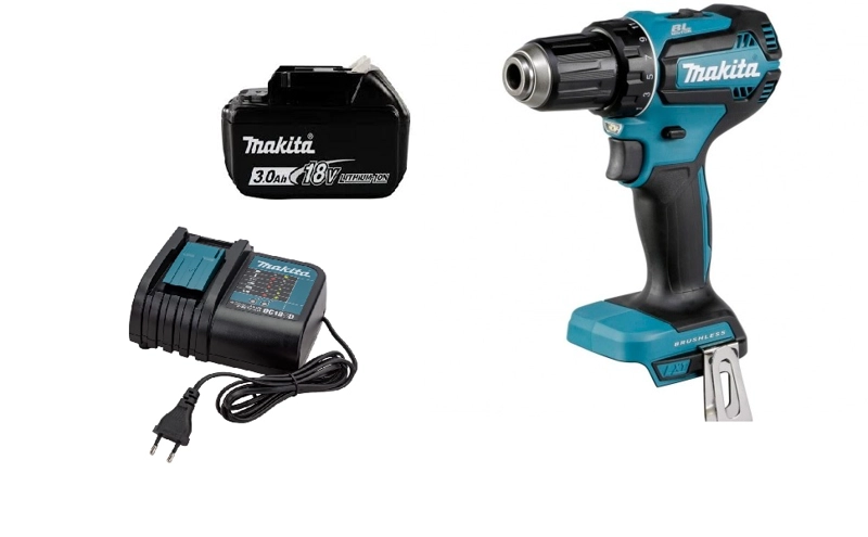 TALADRO ATORNILLADOR 18V BRUSHLESS 40 NM MAKITA DDF483 (3 AH): DDF483VH3 - 1