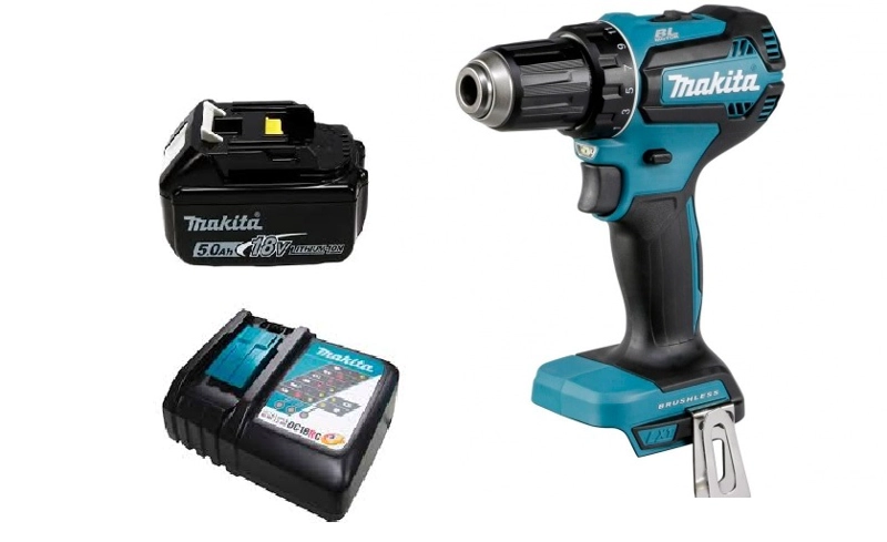 TALADRO ATORNILLADOR 18V BRUSHLESS 40 NM MAKITA DDF483 (5 AH); DDF483VH5 - 1