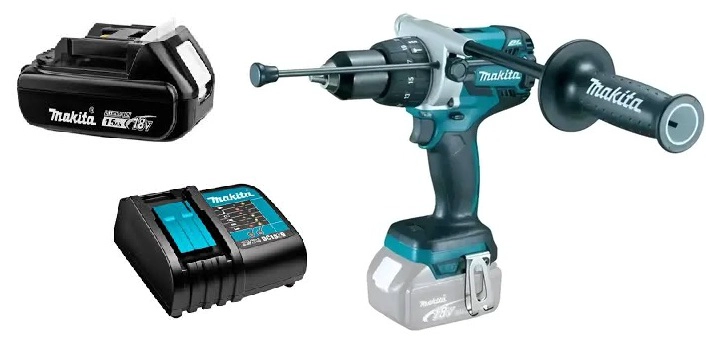 TALADRO ATORNILLADOR 115 NM INALAMBRICO 18V MAKITA DDF481VH15 - 1