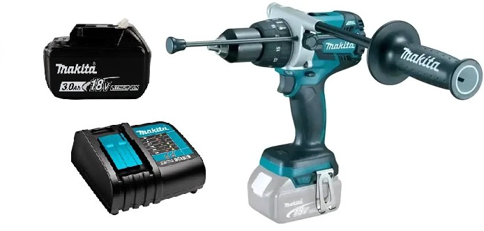 TALADRO ATORNILLADOR 115 NM INALAMBRICO 18V MAKITA DDF481VH3 - 1