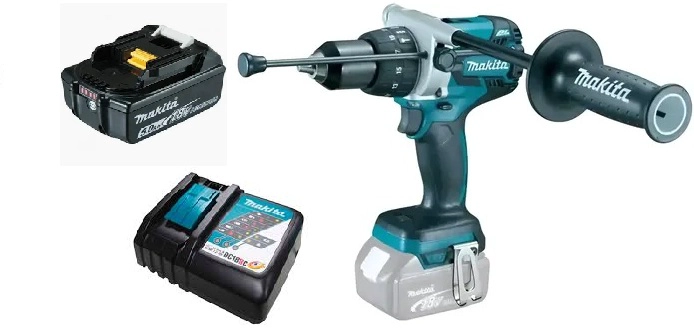 TALADRO ATORNILLADOR 115 NM INALAMBRICO 18V MAKITA DDF481VH5 - 1