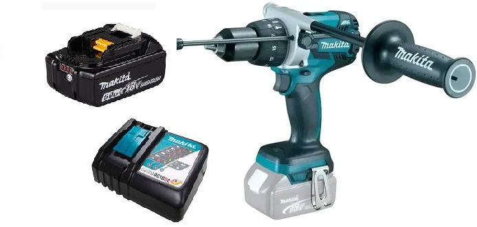 TALADRO ATORNILLADOR 115 NM INALAMBRICO 18V MAKITA DDF481VH6 - 1