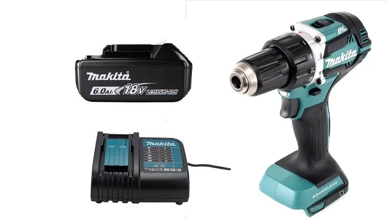 TALADRO ATORNILLADOR 18V BRUSHLESS 54 NM MAKITA (6 AH); DDF484VH6 - 1
