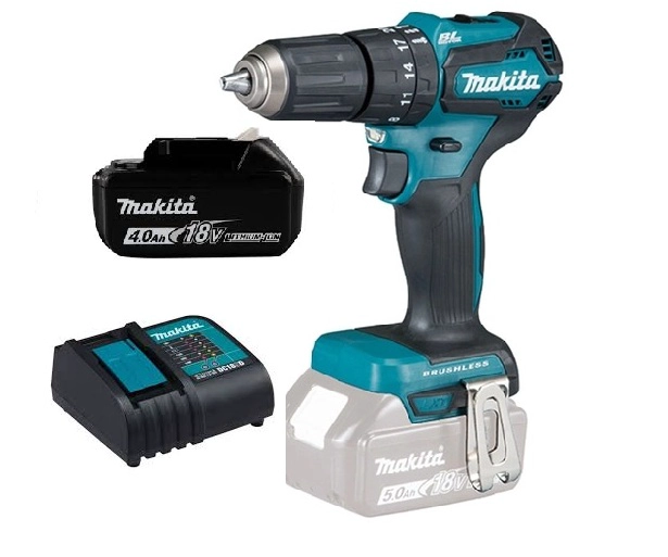 TALADRO ATORNILLADOR PERCUTOR 40 NM 18V MAKITA DHP483VH4 (4 AH ) - 1