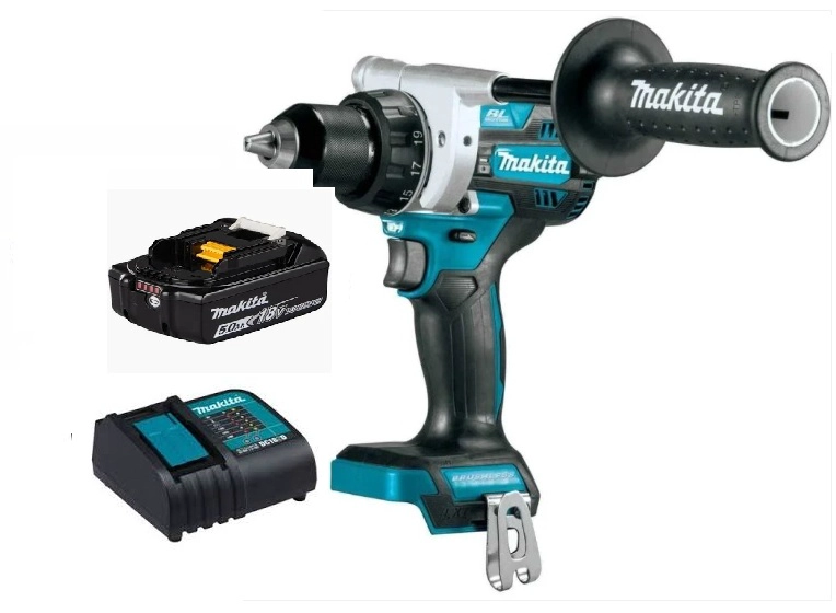 TALADRO ATORNILLADOR PERCUTOR 125 NM 18V MAKITA DHP486 (5,0 AH); DHP486VH5 - 1