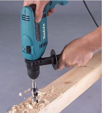 TALADRO PERCUTOR 16MM REVERSIBLE 760W MAKITA HP1641K - 5
