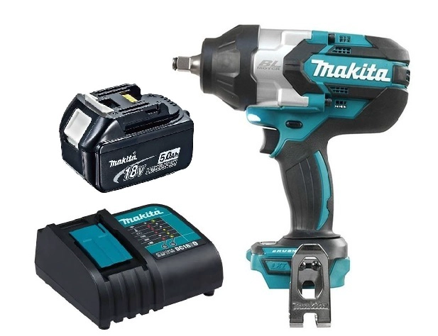 PISTOLA LLAVE DE IMPACTO INALAMBRICA 1000 NM MAKITA DTW1002 (5 AH) - 1