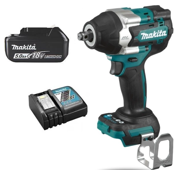 PISTOLA LLAVE IMPACTO 18V BRUSHLESS 700 NM MAKITA DTW700 (5 AH) - 1
