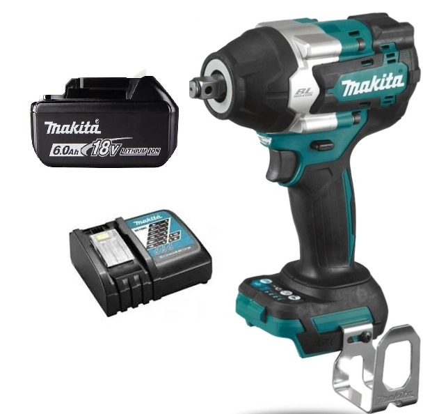 PISTOLA LLAVE IMPACTO 18V BRUSHLESS 700 NM MAKITA DTW700 (6 AH) - 1