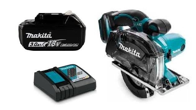 SIERRA METAL 18V INALAMBRICA 136MM 5-38 MAKITA 3 AH DCS552VH3 - 1