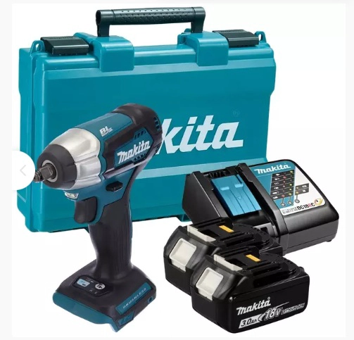 PISTOLA LLAVE IMPACTO 180 NM INALAMBRICA MAKITA DTW180RFE - 1