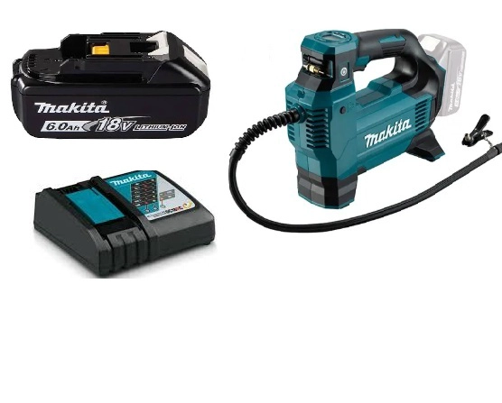 INFLADOR COMPRESOR AIRE 161 PSI ALTO FLUJO MAKITA DMP181 (6 AH) - 1