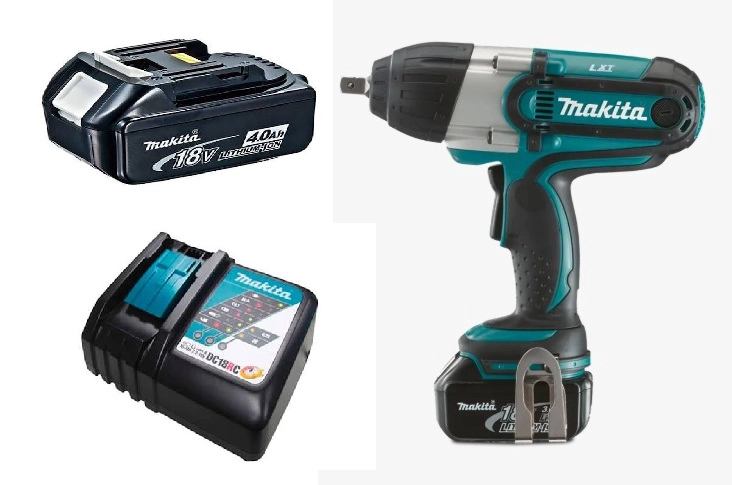 PISTOLA LLAVE IMPACTO 18V INALAMBRICA 440 NM MAKITA DTW450 (3 AH) - 1