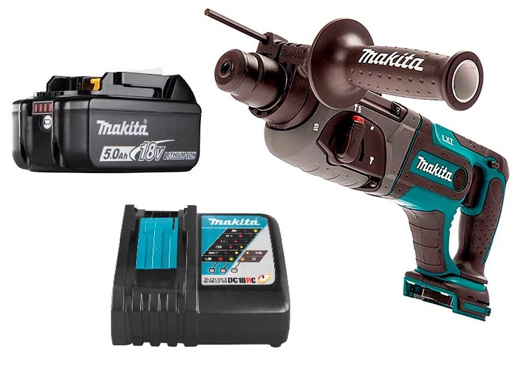 ROTOMARTILLO SDS PLUS 16 MM (5 AH) MAKITA DHR165VH5 - 1