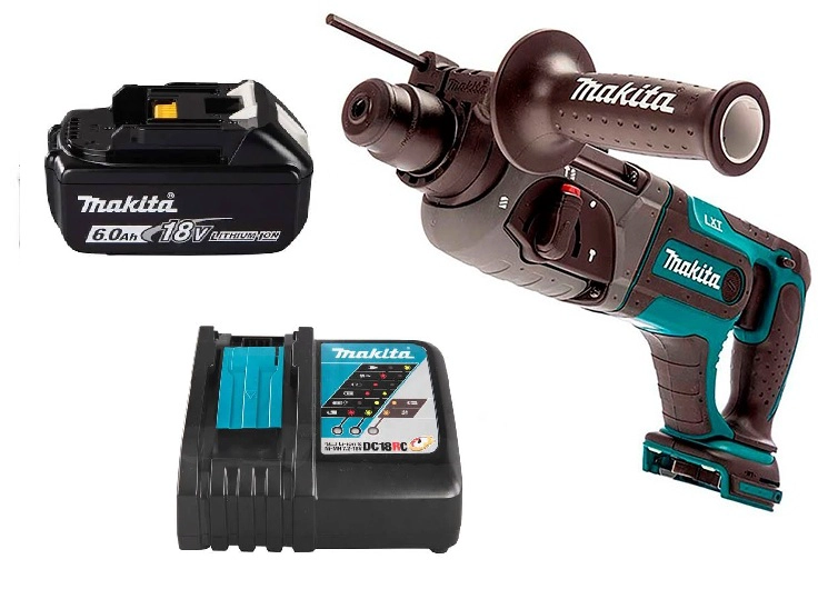 ROTOMARTILLO SDS PLUS 16 MM (6 AH) MAKITA DHR165VH6 - 1