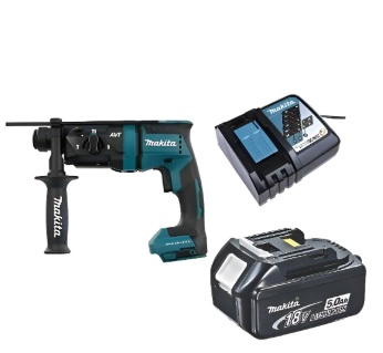 ROTOMARTILLO 18MM 3 MODOS BRUSHLESS 18V MAKITA DHR182 (5 AH) - 1