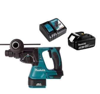 ROTOMARTILLO 24MM INALAMBRICO 18V SDS-PLUS MAKITA DHR242 6 AH - 1