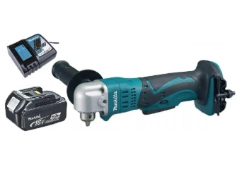 TALADRO ANGULAR 10MM INALAMBRICO 18V 5 AH MAKITA DDA350 - 1