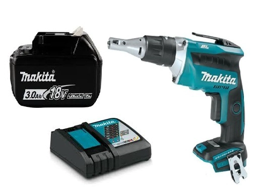 ATORNILLADOR TABIQUERIA YESO INALAMBRICO 18V DFS452 BAT 3 AH MAS CARGADOR - 1