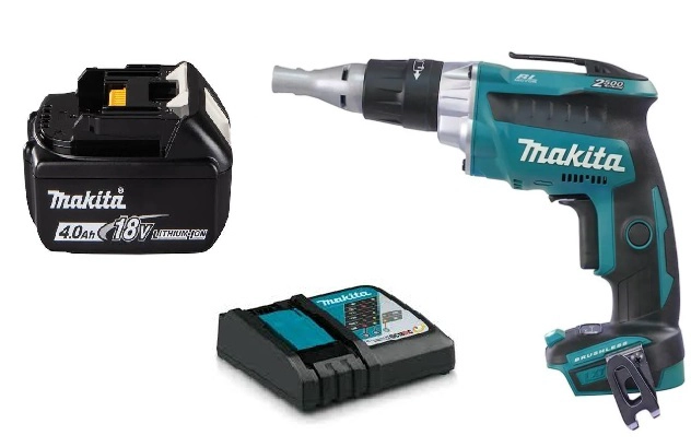 TALADRO ATORNILLADOR INALAMBRICO SIN BATERIA 18V DFS250 MAKITA (4 AH)