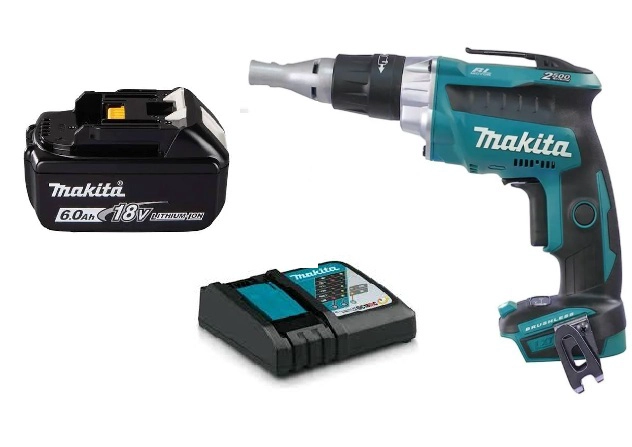 TALADRO ATORNILLADOR INALAMBRICO SIN BATERIA 18V DFS250 MAKITA (6.0 AH) - 1