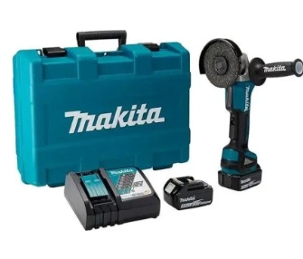 ESMERIL ANGULAR 18V 4-12 HOMBRE MUERTO MAKITA DGA458RTE - 1