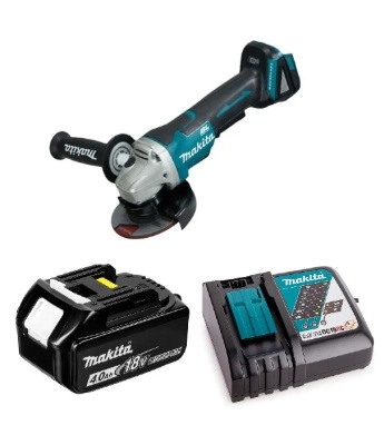ESMERIL ANGULAR 18 VOLTS 4-1/2'' HOMBRE MUERTO MAKITA DGA458 (4 AH) - 1